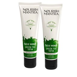 Nourish Mantra Set Of 2 Green Tea Tatva Face Wash with Niacinamide - 100ml Each-75