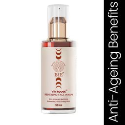 BiE- BEAUTY IN EVERYTHING Vin Rouge Renewing Face Wash with Red Wine & Wild Cherry - 50 ml-49