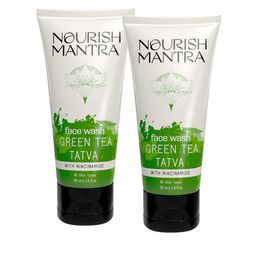 Nourish Mantra Set Of 2 Green Tea Tatva Face Wash with Niacinamide - 50ml Each-74