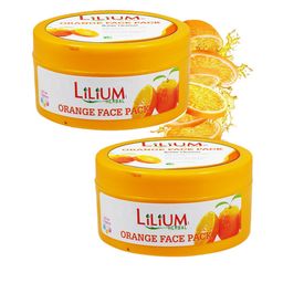Lilium Pack of 2 Orange Face Pack, 250 gm each-image-94