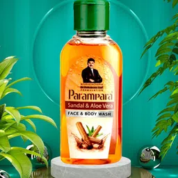 Parampara Ayurved Sandal & Aloe Vera Face & Body Wash - 100ml-23
