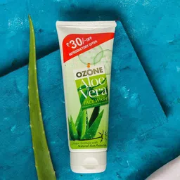 Ozone Set Of 3 Aloe Vera Face Wash with Cucumber & Turmeric - 100ml each image 3