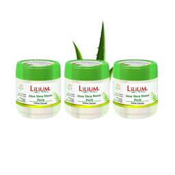 Lilium Set of 3 Herbal Aloe Vera Face Pack-5