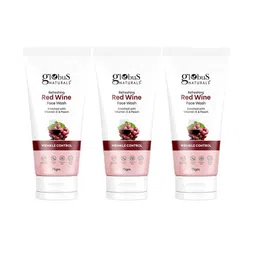 Globus naturals Set of 3 Refreshing Red Wine Face Wash with Vitamin E & Peach - 75 g each-33