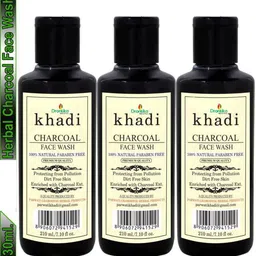 DRONTIKA Set of 3 Activated Herbal Charcoal Face Wash 630 ml-picture-3