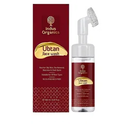 Indus Organics Ubtan Saffron Foaming Face Wash - 150ml-50