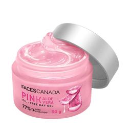 FACES CANADA Intense Hydration 1.5% Hyaluronic Acid Pink Aloe Vera Oil-Free Day Gel - 50g-10