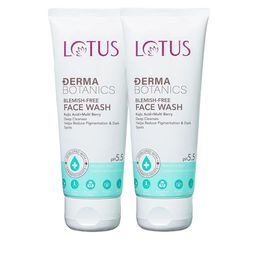 Lotus Herbals Set of 2 Derma Botanics Blemish-Free Face Wash with Kojic Acid - 100 g each-8