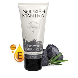 Nourish Mantra Ratrani Clay Moroccan Lava Face Wash With Activated Charcoal - 50 ml-51