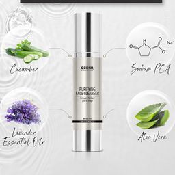 OZONE SIGNATURE Purifying Face Cleanser with Cucumber & Aloevera - 100 ml image 4