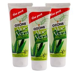 Ozone Set Of 3 Aloe Vera Face Wash with Cucumber & Turmeric - 100ml each-16