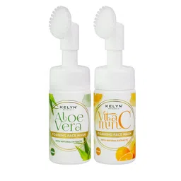 KELYN Set Of 2 Vitamin C & Aloe Vera Face Wash 100ml Each image 5