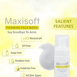Maxisoft Set Of 3 Anti Acne & Anti Pimple Foaming Face Wash 100 ml Each image 3