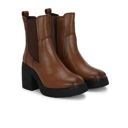 Delize Women Mid Top Vegan Leather Platform-Heeled Regular Boots-image-88