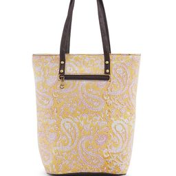 NEPRI Ethnic Motifs Printed Shopper Tote Bag With Tasselled image 4