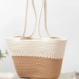 Bajo's Colourblocked Oversized Shopper Tote Bag-48