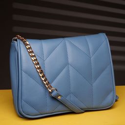 DressBerry Women Solid Structured Sling Bag-18