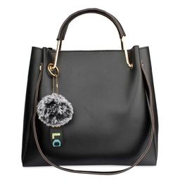 Martucci Black Structured Shoulder Bag-41