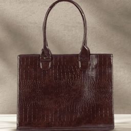 MINI WESST Textured Oversized Structured Shoulder Bag Up to 18 inch-image-55