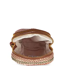 Accessorize Self Design Structured Sling Bag image 4