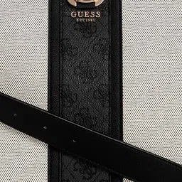 GUESS Women Textured Solid Structured Handheld Bag with Tasselled image 2