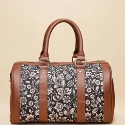 Anouk Floral Printed Oversized Structured Handheld Bag image 2