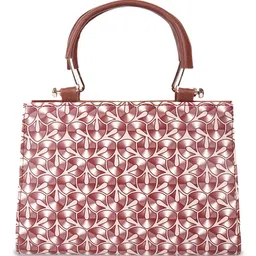 YOYOWING Geometric Printed Structured Satchel Bag image 4