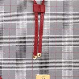 Caprese Checked Structured Shoulder Bag image 4