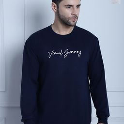 mack jonney VIMAL JONNEY Pack of 2 Typography Printed Long Sleeves Cotton Fleece Pullover Sweatshirt-picture-0