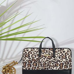 Bagsy Malone Unisex Printed Leather Water Resistant Laptop Bag-image-10