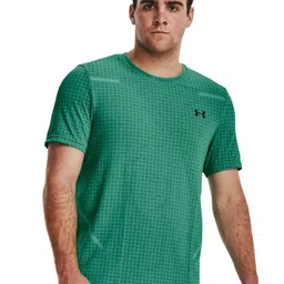 UNDER ARMOUR Seamless Grid Graphic Printed Short Sleeves Tshirt-image-35
