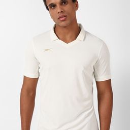 Reebok Slim-Fit Cricket Polo Collar Short Sleeves T-Shirt-image-91