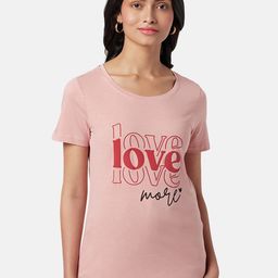 Honey by Pantaloons Women Printed Cotton T-shirt-image-57