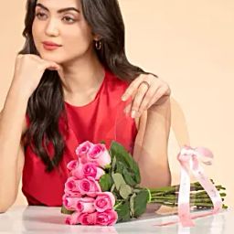 Aqua Pink Rose Elegance-image-30