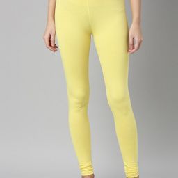 Souchii Slim Fit Churidar-Length Leggings-picture-32