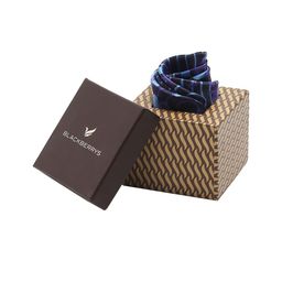 Blackberrys Men Printed Silk Pocket Square-35