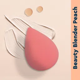 GUBB Peach-Coloured Solid Teardrop Makeup Beauty Blender-49