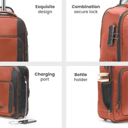 Assembly Jetson Rust Metro Mod Colourblocked Soft-Sided Roller Case - Up to 16 inch Laptop image 2