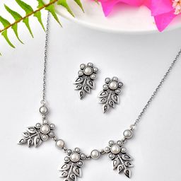 Voylla Silver-Plated Jewellery Set-picture-38