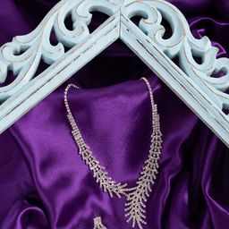 SOHI Silver-Plated Kundan Studded Jewellery Set-image-67