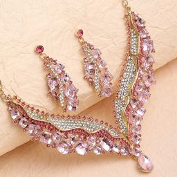 SOHI Gold-Plated Stone-Studded Jewellery Set-image-40