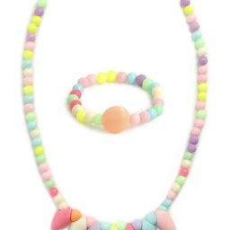 EL REGALO Girls Yellow & Purple Beaded Jewellery Set-picture-6