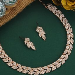 Atasi International Rose Gold-Plated & Crystal Sudded Jewellery Set-37