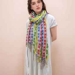 J Style Women Floral Printed Stole-image-69