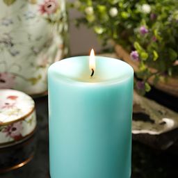 Pure Home and Living Blue Sea Breeze Pillar Candle-picture-3