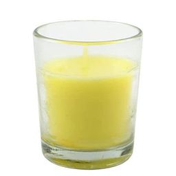 Sitara Crafts Yellow 2 Pieces Jar Candle-image-92