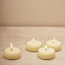 Pure Home and Living Antique Lace White 4-Pieces Tea Light Candles-image-23