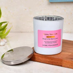 TAYHAA White  Pure Essence Aromatherapy  Candle With Jar & Lid-picture-20