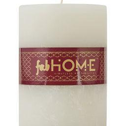 Fabindia White Mogra Pillar Candle-image-49