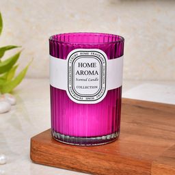 TAYHAA Purple Home Aroma Scented Candle-35
